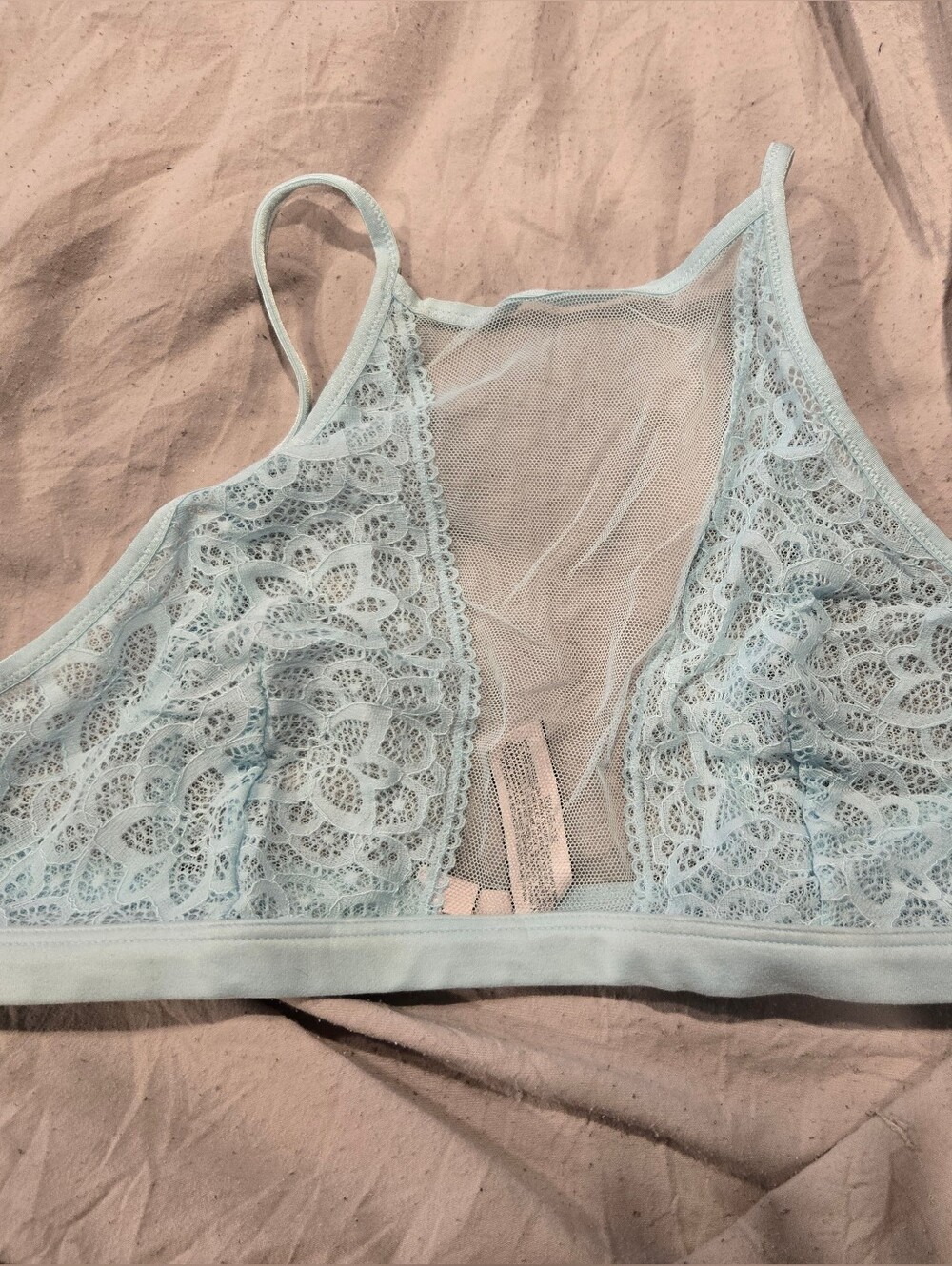 Victoria Secret Light Blue Lace Bralette - Women Intimates